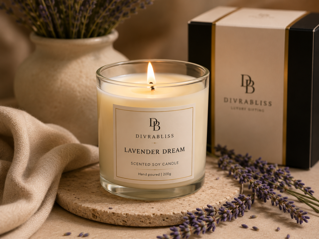 lavender candle